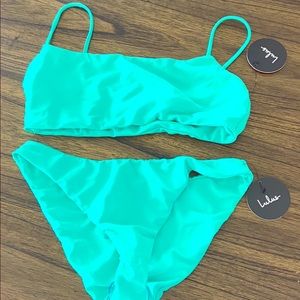 Never worn mint green Lulus bikini